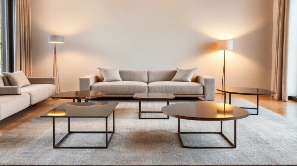5 tables basses design incontournables pour votre salon moderne