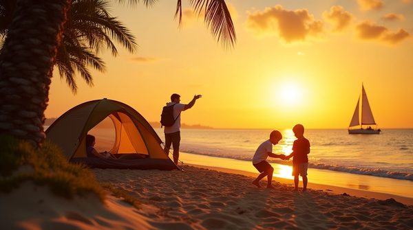 Vacances camping au bord de l'océan à Biarritz : une aventure familiale